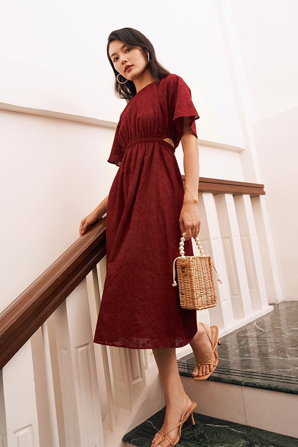 Kallyn Eyelet Midi Dress