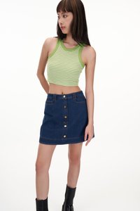 Paul Crop Racerback Tank Top