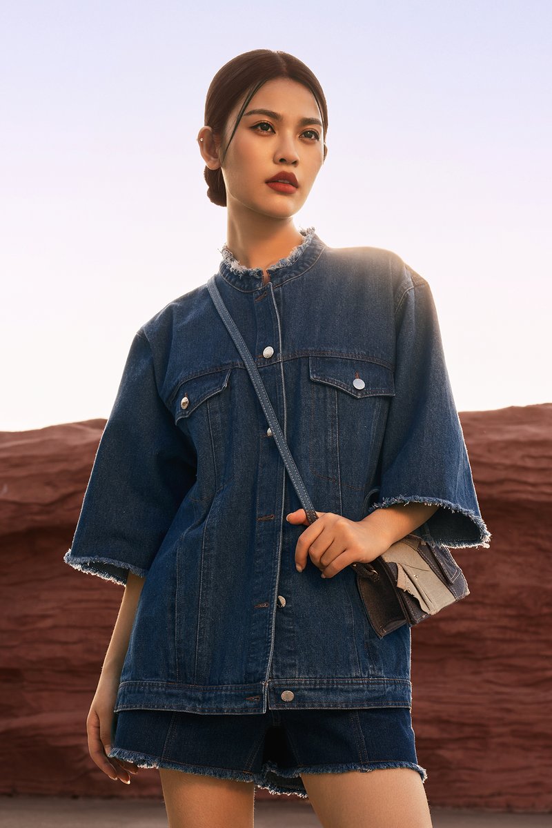 Randell Oversized Denim Jacket