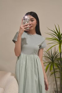 Paula Dress in Sage