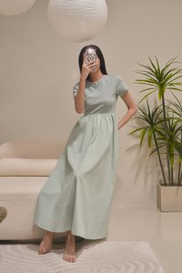 Paula Dress in Sage