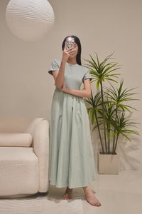 Paula Dress in Sage