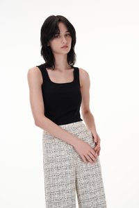 Karla Padded Top in Black