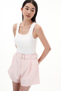 Karla Padded Top in White