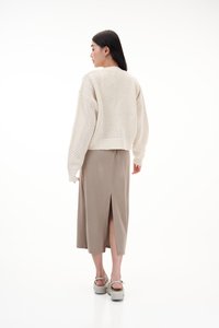 Ginette Knit Cardigan in Ivory