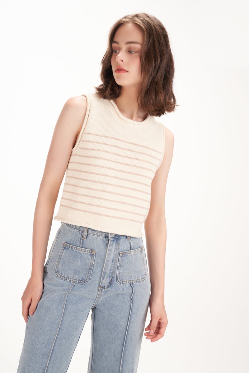 Baron Stripes Knit Top