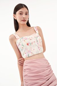 Ella Top in Blossoms Reverie