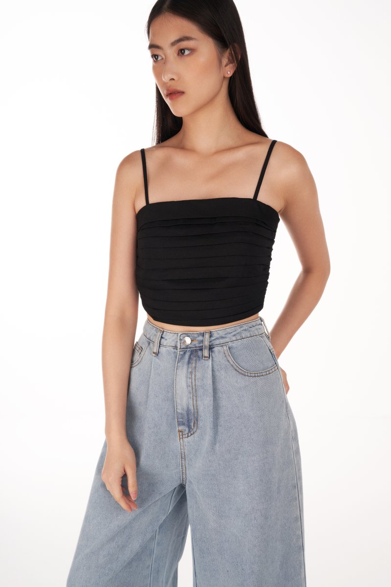 Ellen Pleated Top