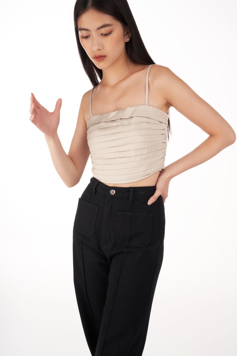 Ellen Pleated Top