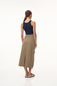 Flint Two Way Cargo Skirt in Khaki