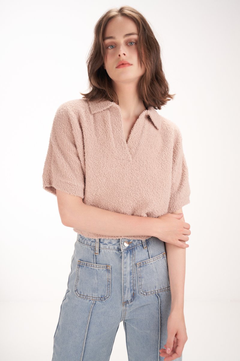 Flurry Textured Knit Top