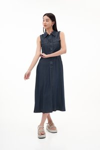 Gilda Zipped Denim Dress