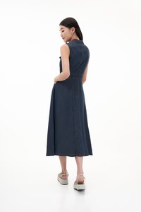 Gilda Zipped Denim Dress