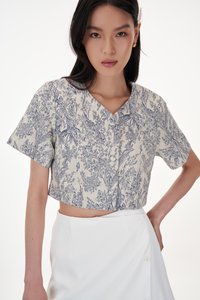 Jenson Jacquard Sleeve Top