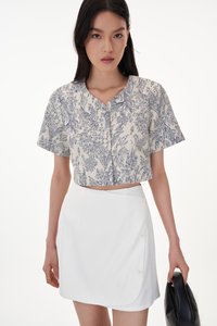 Jenson Jacquard Sleeve Top