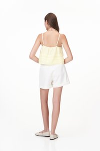 Keily Eyelet Top in Buttermilk