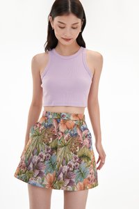 Paul Crop Racerback Tank Top