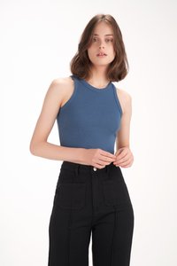 Paul Crop Racerback Tank Top