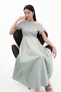 Paula Dress in Sage