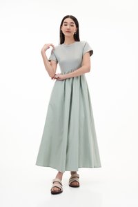 Paula Dress in Sage