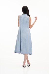 Zana Denim Dress in Light Wash