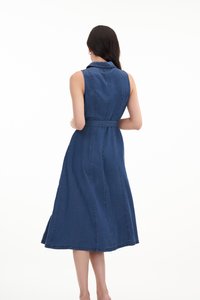 Zana Denim Dress in Dark Wash